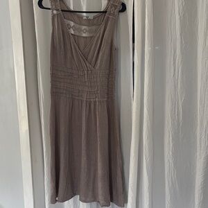 Elegant Sleeveless very light brown/khaki  Dress